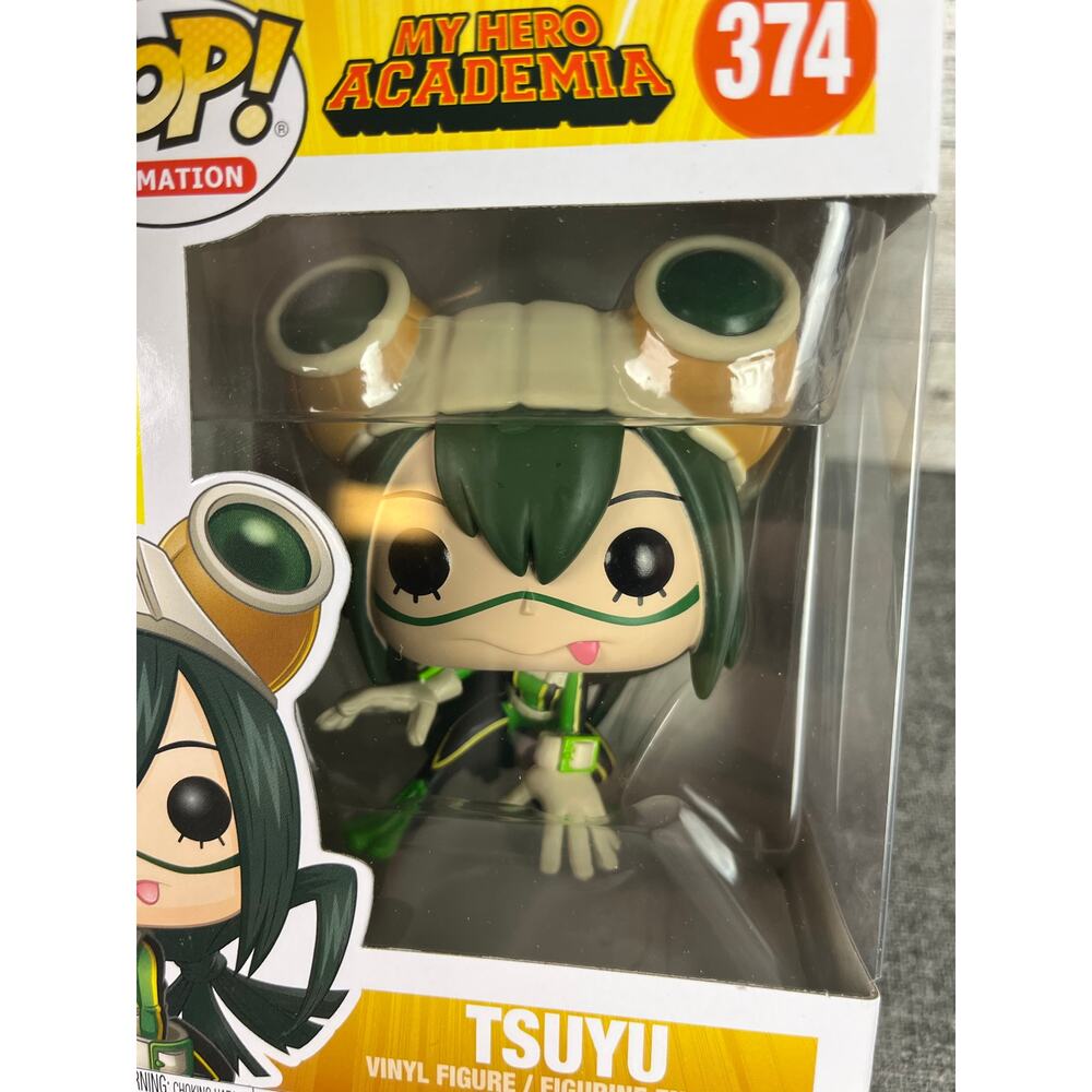 FUNKO POP HERO Tsuyu Asui Froppy #374 My Hero Academia Green Frog Vinyl Figure - Picture 3 of 8